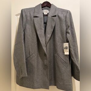 NWT/Treasure and Bond from Nordstrom Charcoal Gray Oversize Blazer SZ Medium
